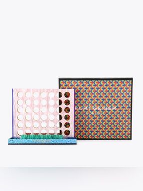 Kurt Geiger London Glitter Perspex Connect Four Game. CONNECT 4 Limited Edition